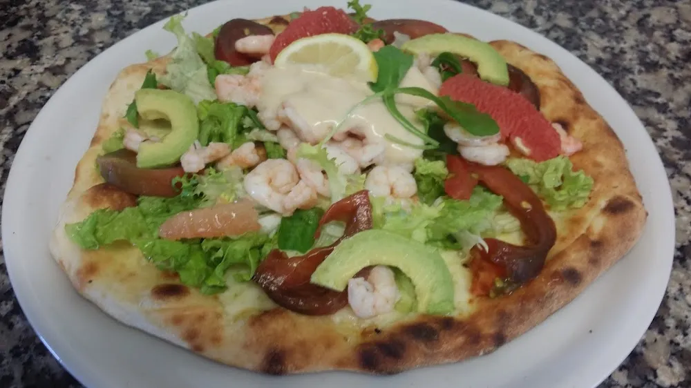 Pizza Gamberetti Crevettes